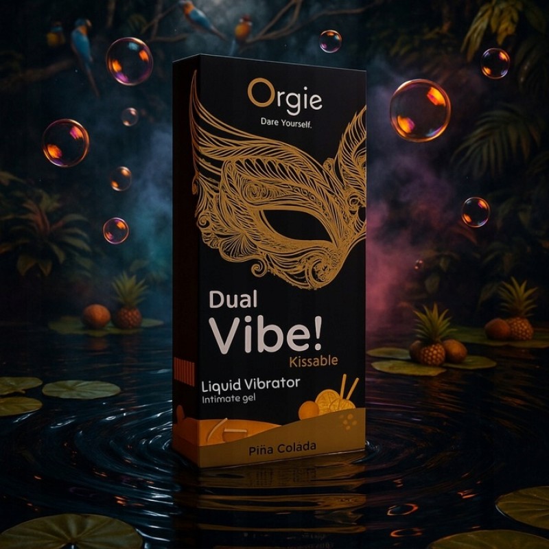 РІДКИЙ ВІБРАТОР ІНТИМНИЙ ГЕЛЬ ОРАЛЬНИЙ СЕКСУАЛЬНИЙ VIBE PINA COLADA СЕКС ДЛЯ ПАР 15МЛ