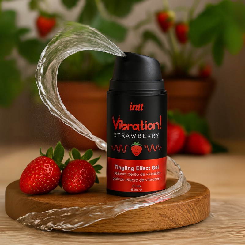 РІДКИЙ ВІБРАТОР ГЕЛЬ ГІГІЄНИ ДЛЯ ІНТИМНОЇ ПОСИЛЕННЯ ВІДЧУТТІВ ПОЛУНИЦЯ МЛ