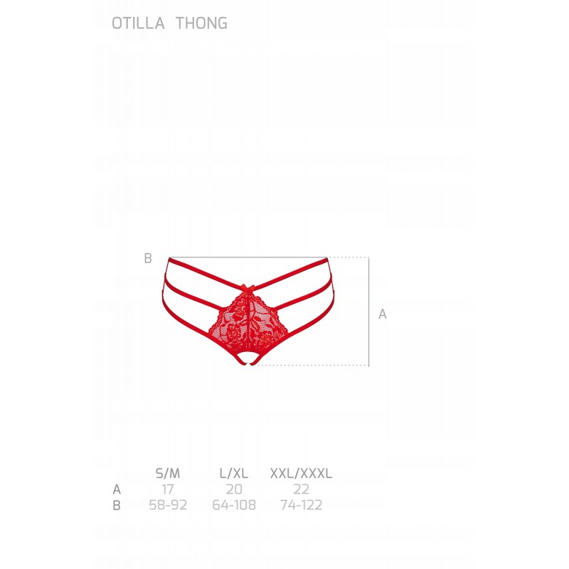 Стрінги OTILLA білі L/XL