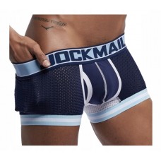 ЧОЛОВІЧІ ДИХАЮЧІ ТЕМНО-СИНІ БОКСЕРИ JOCKMAIL XXL
