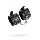 Чорні Наручники З Екошкіри - Anonymo Wrist Cuffs No 0103 Black