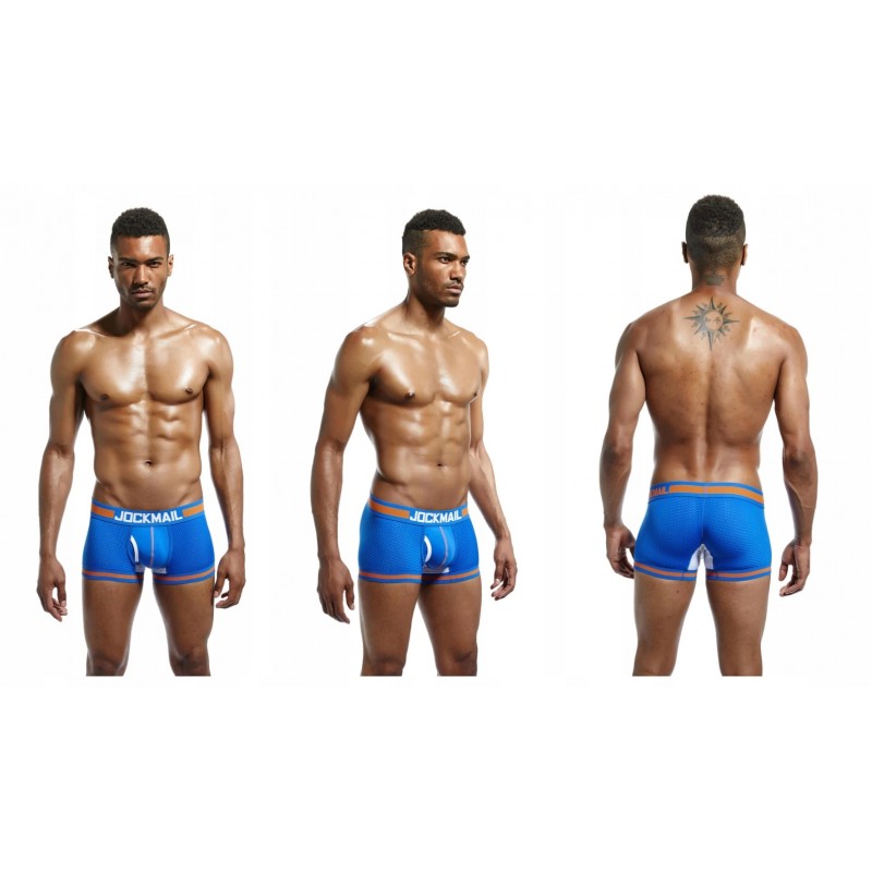 ЧОЛОВІЧІ ДИХАЮЧІ СИНІ БОКСЕРИ JOCKMAIL XXL