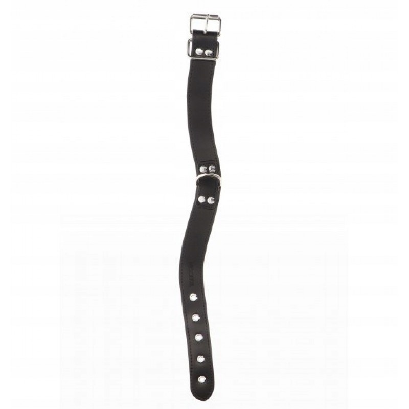 Taboom Нашийник БДСМ чорний Elegant D-Ring Collar Чорний
