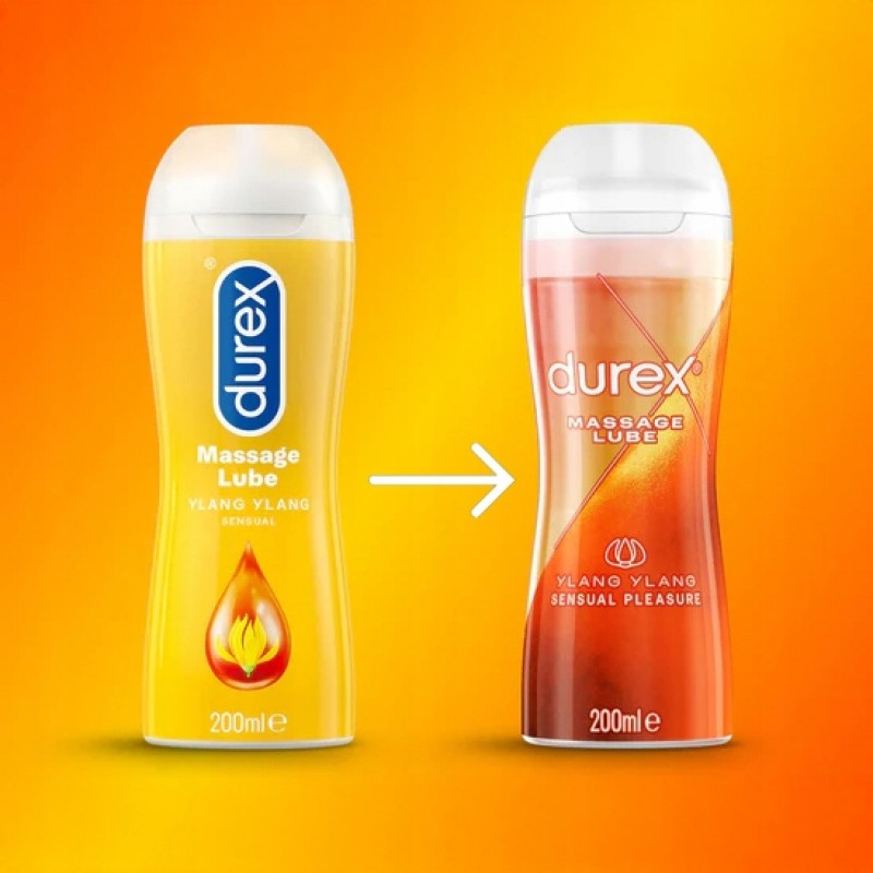 DUREX Інтимний гель на водній основі, лубрикант для сексу та масажу з ароматом іланг-ілангу