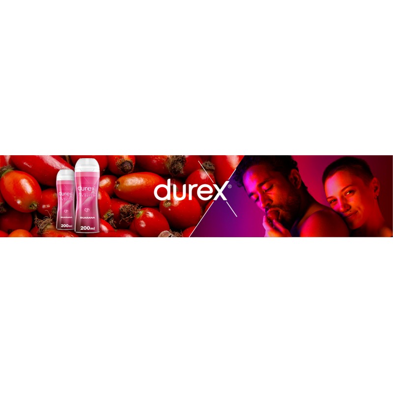 Інтимний гель Durex Massage Lube Guarana 200 мл для стимулюючого масажу