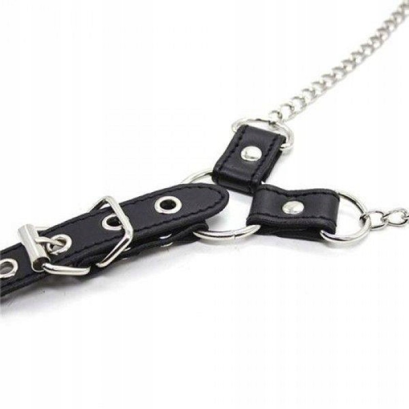 Еротичні прикраси ланцюжок затискачі для сосок Penitence Man Nipples Clamps