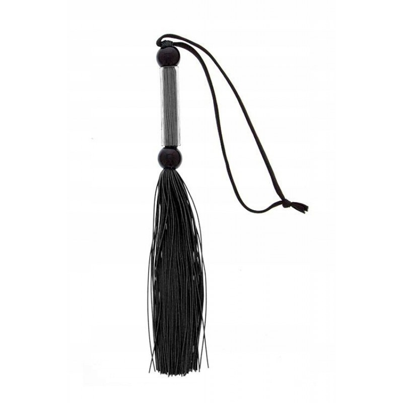 Пейч Silicone Flogger Whip - Чорний від Guilty Pleasure