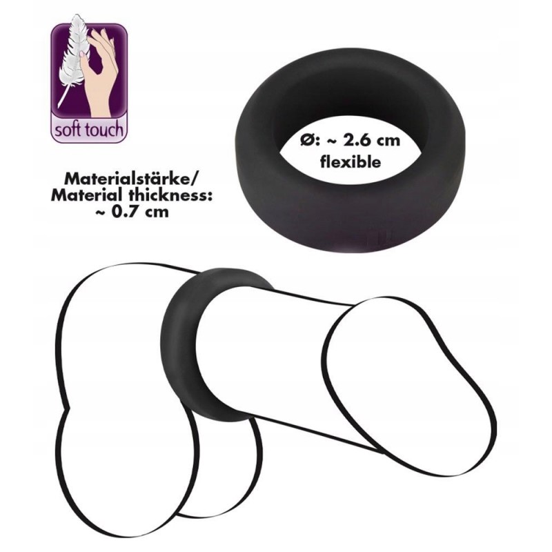 Каблучка Півень Black Velvets 2,6 см