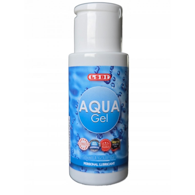 AQUA GEL 50мл ЗВОЛОЖУЮЧИЙ ГЕЛЬ НА ВОДНІЙ ОСНОВІ LSDI ПОСЛІЗНИЙ ІНТИМНИЙ ДЛЯ ПАР