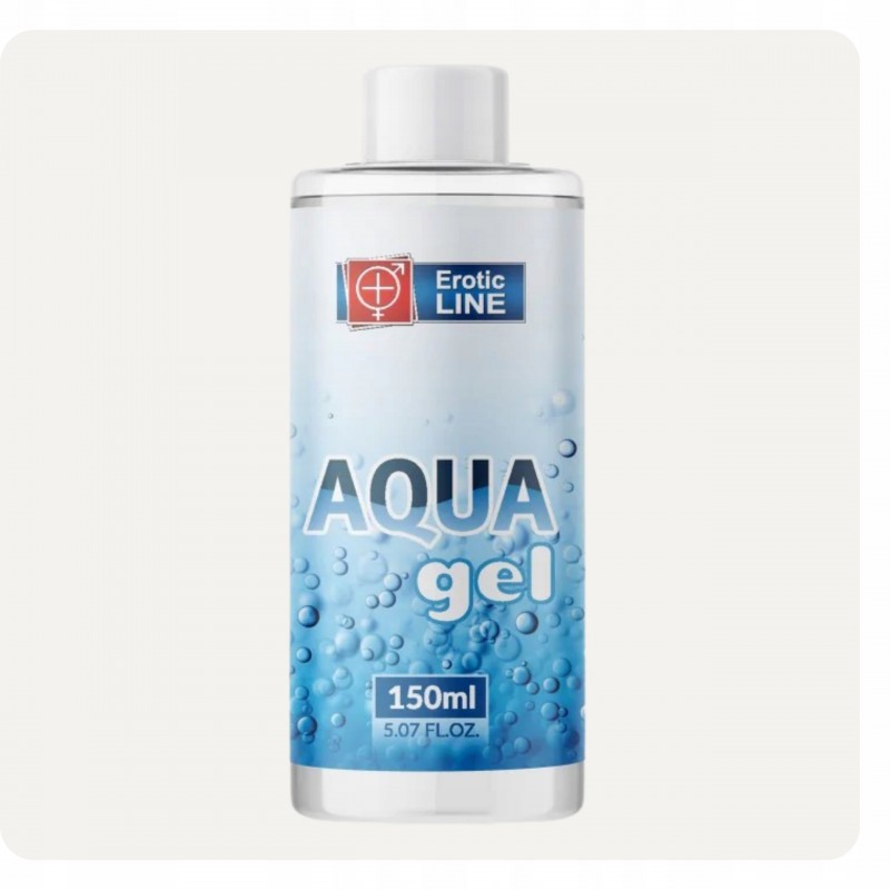 Aqua Gel 150мл Зволожуючий Гель на Базі Води Ковзання Інтимний Любрикант