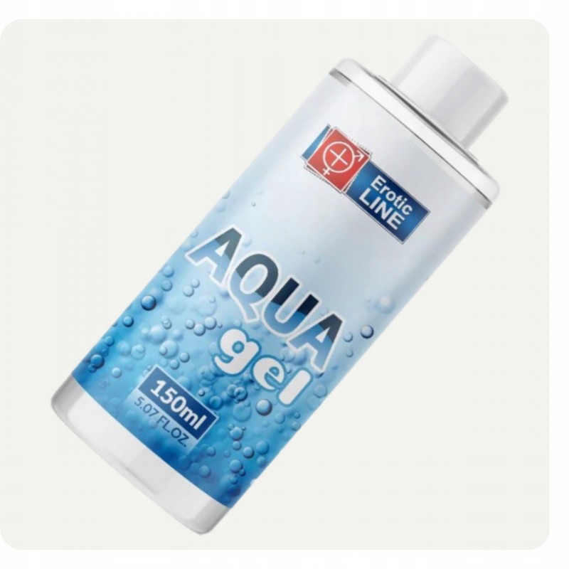 Aqua Gel 150мл Зволожуючий Гель на Базі Води Ковзання Інтимний Любрикант