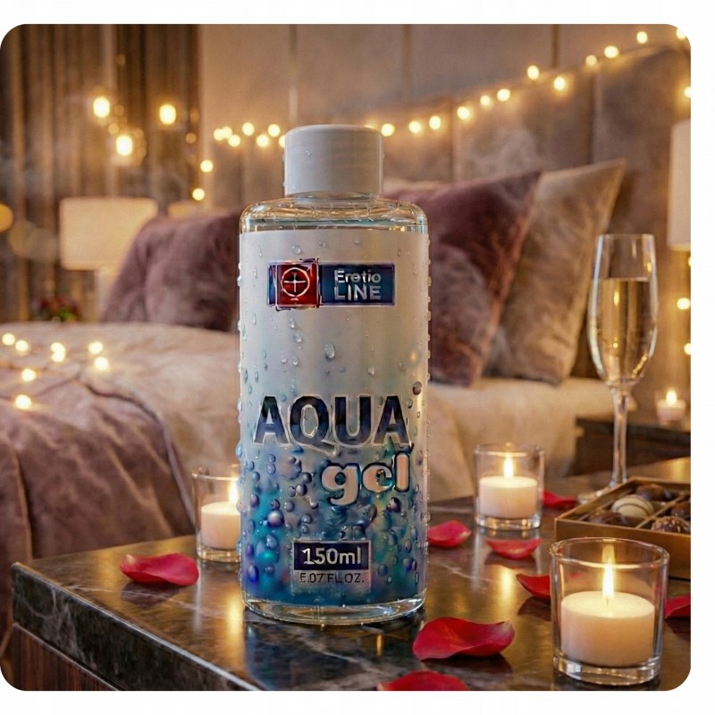 Aqua Gel 150мл Зволожуючий Гель на Базі Води Ковзання Інтимний Любрикант