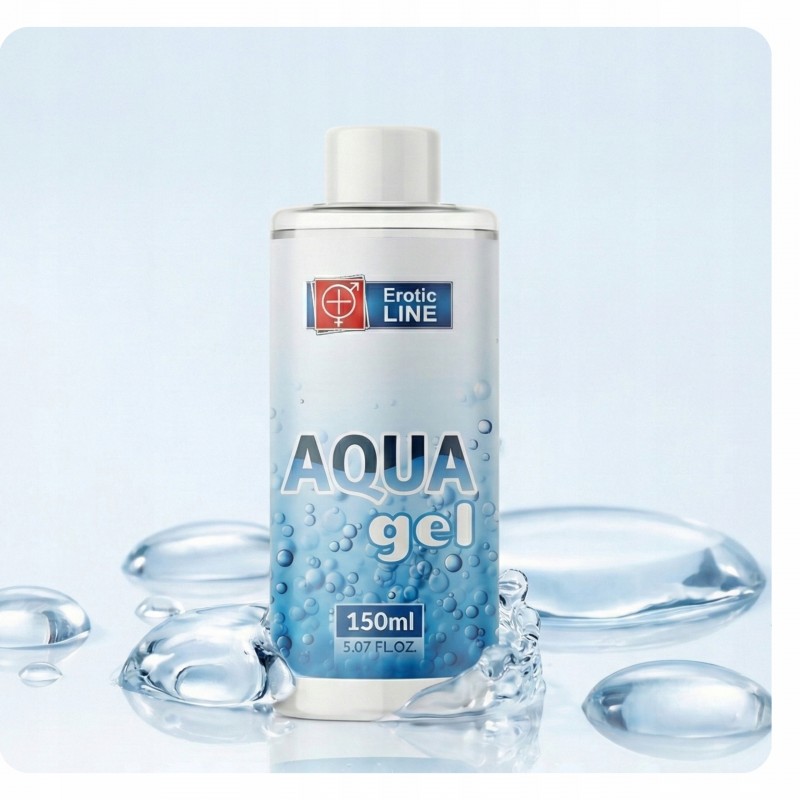 Aqua Gel 150мл Зволожуючий Гель на Базі Води Ковзання Інтимний Любрикант