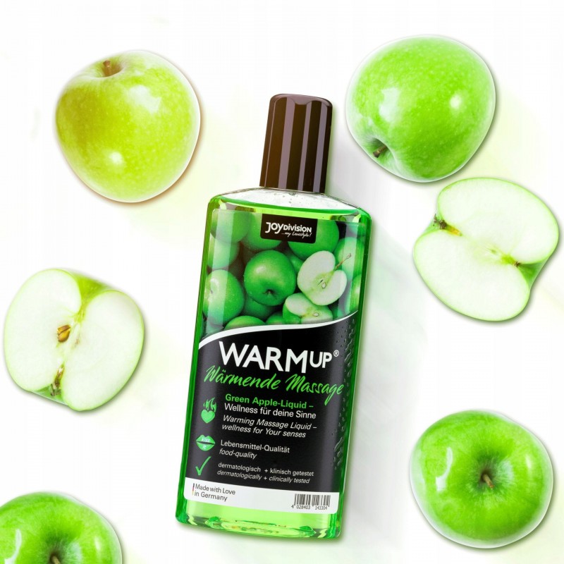 ЗІГРІВАЮЧА МАСАЖНА ОЛІЯ WARM UP GREEN APPLE