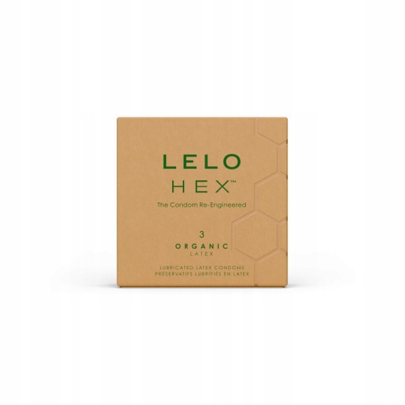 Органічні презервативи HEX Organic Condoms 3 pack LELO