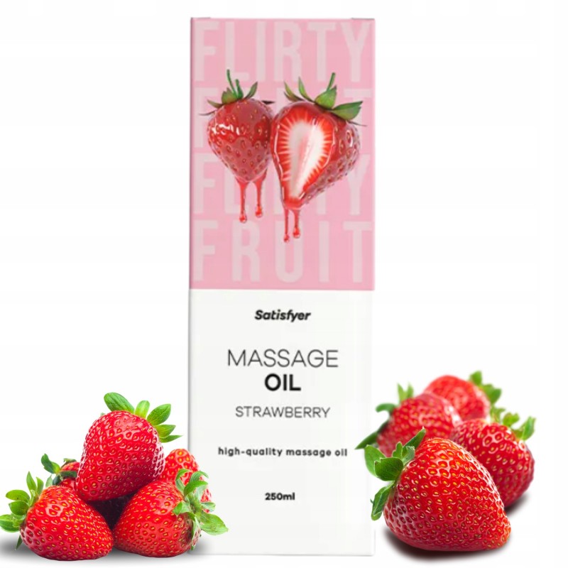Satisfyer Масажна олія Полунична 250мл