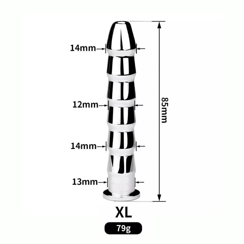 Męski korek do penisa 304 Korek do penisa ze stali nierdzewnej Rozmiar XL