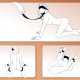 Комплект БДСМ Секс Бондаж Restraints для пар Регульовані Ремінці з Наручниками Kit