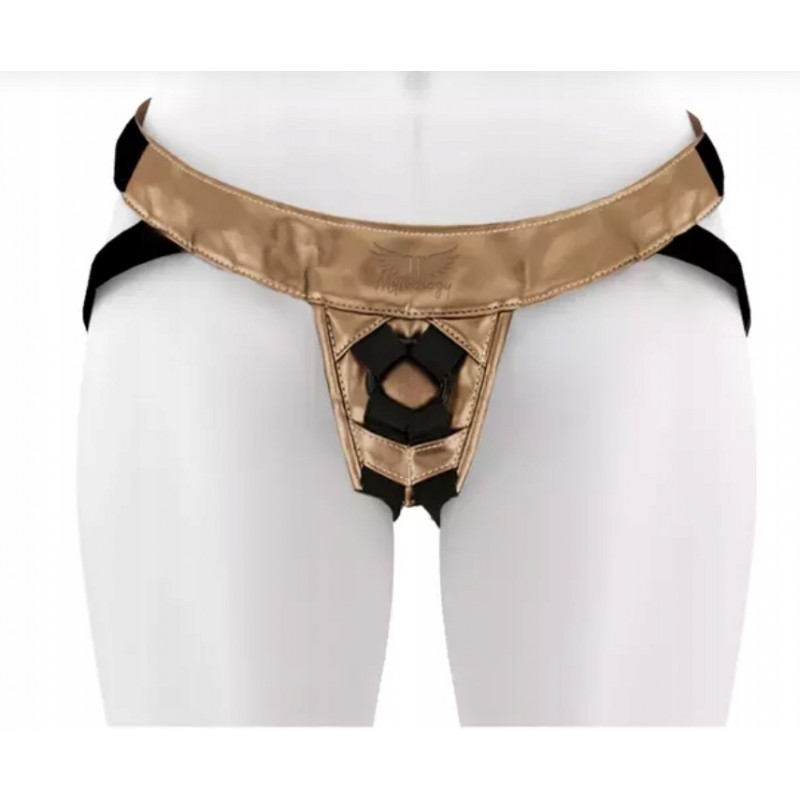 Збруя e\\Erotic Strap-On MYTHOLOGY Bronze S/M – Регульована, Гнучка