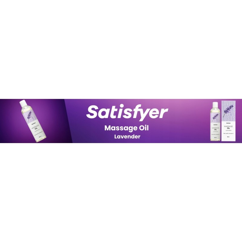 Масажна олія лавандова Satisfyer Massage Oil Lavender 250мл
