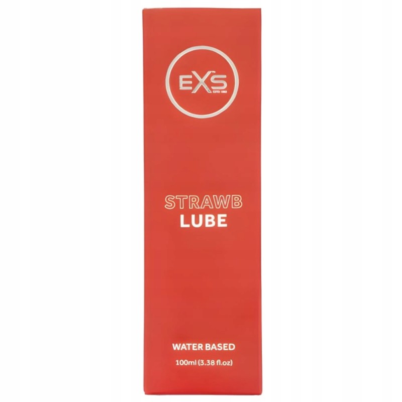 Інтимний гель EXS STRAWBERRY 100мл оральний полуничний лубрикант на водній основі