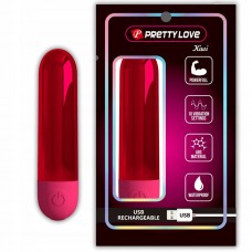 Жіночий вібратор Міні-снаряд - Pretty Love - Kiwi Red - 10 режимів вібрації