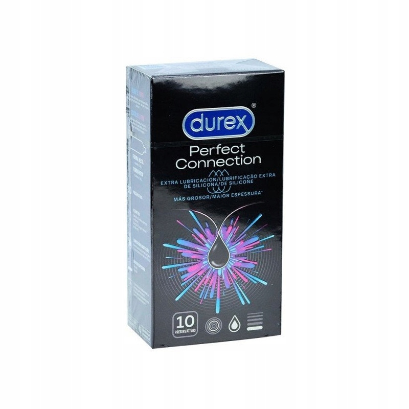 Презервативи Durex Perfect Connection Додатково зволожені Потужні 10 шт