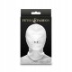 Біла маска Fetish & Fashion Zippered Mouth Hood - Таємниця і Контроль
