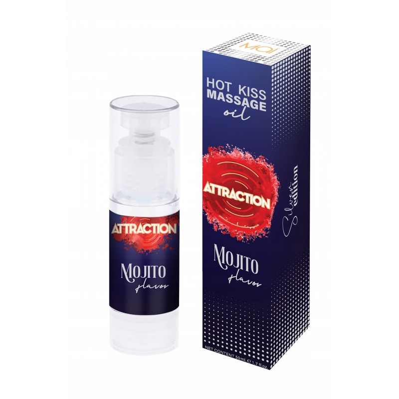 MAI Attraction Масажна олія Hot Kiss Mojito 50мл