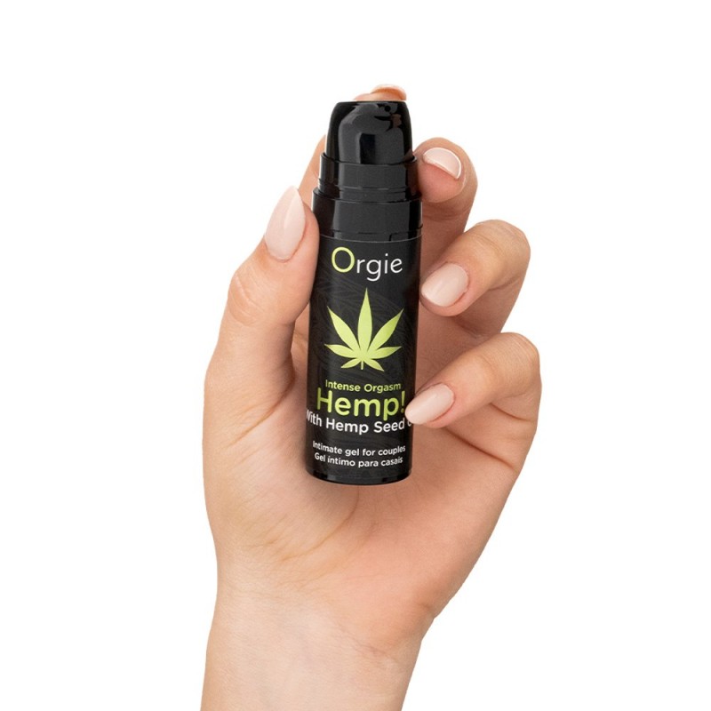 Гель HEMP! – INTENSE ORGASM 15 мл – стимулюючий гель з олією насіння конопель