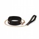 Нашийник з поводком Liebe Seele Black organosilicon collar leash БДСМ