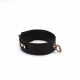 Нашийник з поводком Liebe Seele Black organosilicon collar leash БДСМ