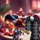 Олія NURU Масажний набір З КИЛИМКОМ для тіла ПОЛУНИЧНИЙ набір для пар