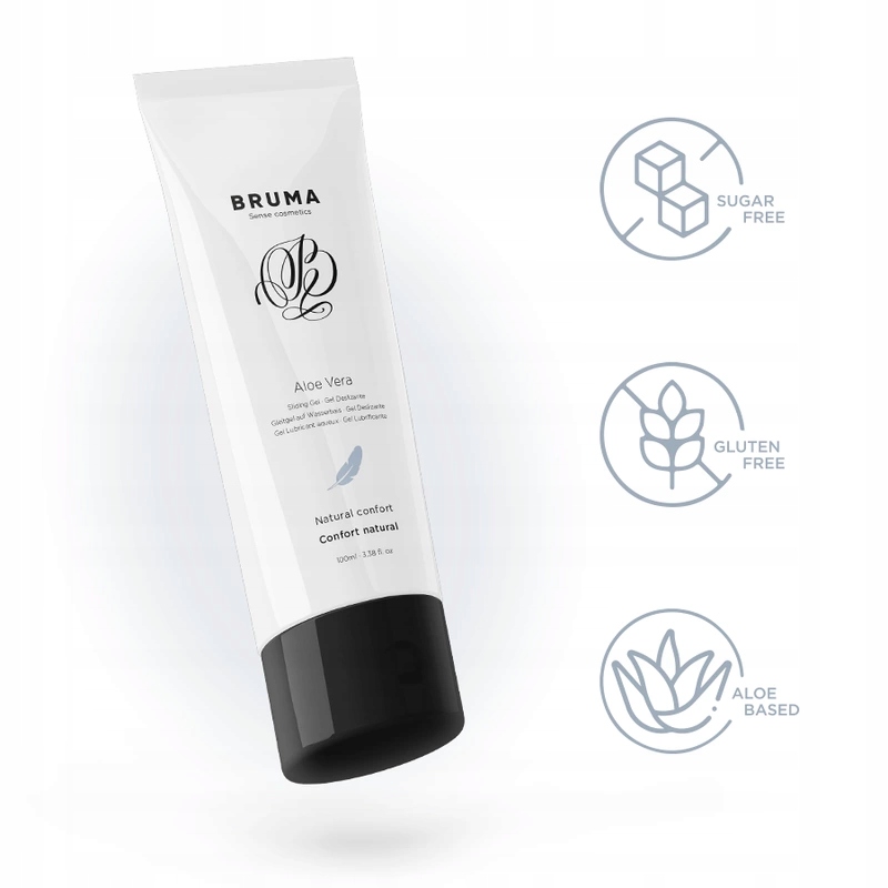 BRUMA Aloe Vera Glide зволожуючий гель 100 мл - природний комфорт