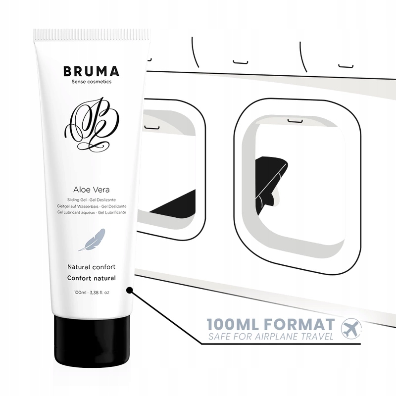 BRUMA Aloe Vera Glide зволожуючий гель 100 мл - природний комфорт