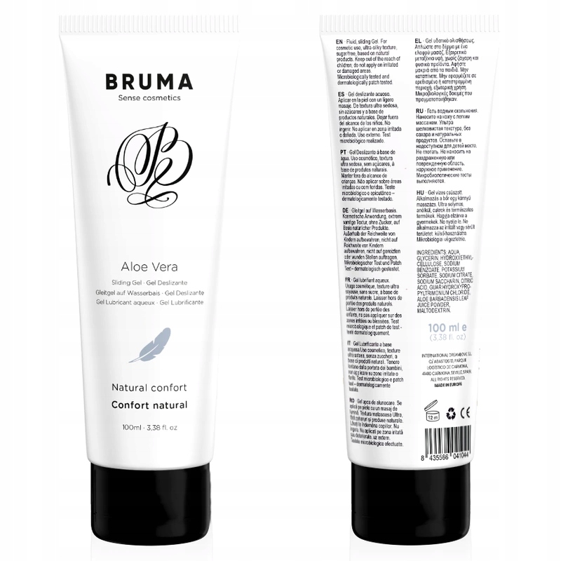 BRUMA Aloe Vera Glide зволожуючий гель 100 мл - природний комфорт