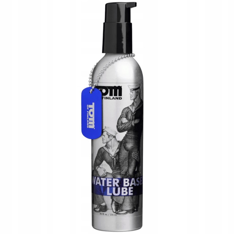 Лубрикант на водній основі, інтимний гель, тривалої дії, 236 мл, Tom of Finland