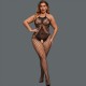 Сексуальна еротична білизна бодістокінг з діркою боді PLUS SIZE XL XXL 3XL