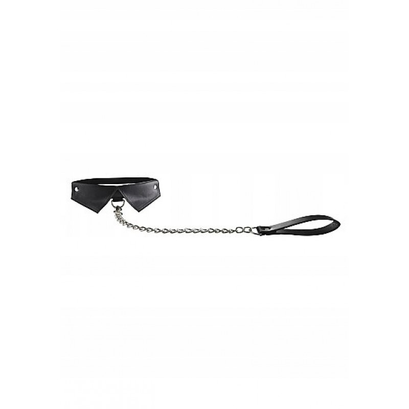 Ексклюзив Collar & Leash - Black Ouch!