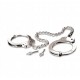 Наручники для ніг Pipedream Fetish Fantasy Series Metal Leg Cuffs Silver