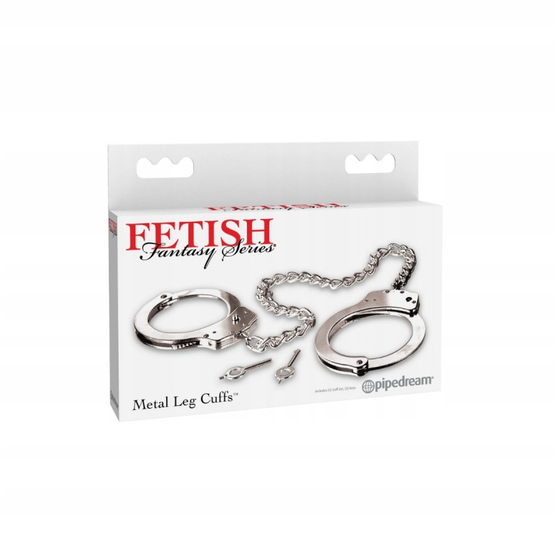 Наручники для ніг Pipedream Fetish Fantasy Series Metal Leg Cuffs Silver