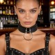 Стильний Чорний Нашийник для шиї Choker БДСМ