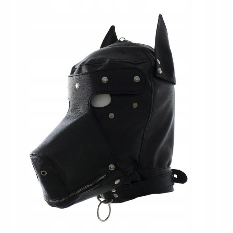МАСКА СОБАКИ DOBERMAN ШКІРЯНА БДСМ фетиш