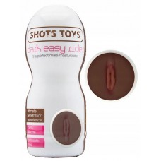 ПІХВА в тубі SHOTS Toys Вагіна Мастурбатор Easy Rider Dark