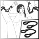 Наручники Мотузкові Браслети 2 шт Sex Restraints Манжети На Кубики БДСМ B