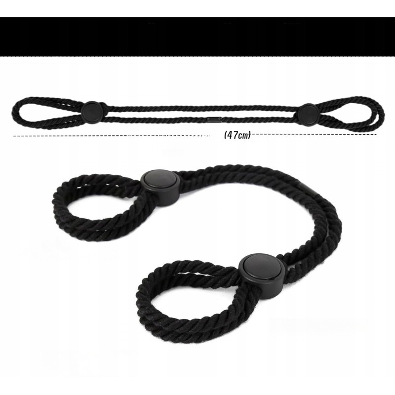 Наручники Мотузкові Браслети 2 шт Sex Restraints Манжети На Кубики БДСМ B