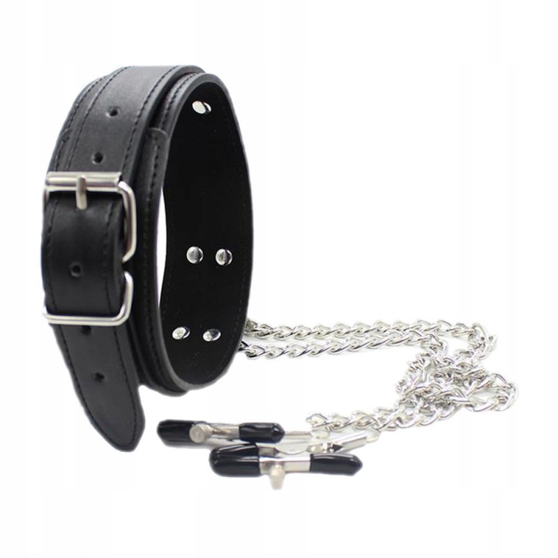 Нашийник Collar With Nipple Clamps
