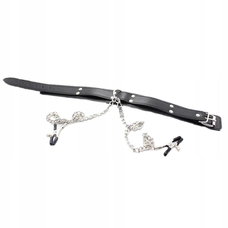 Нашийник Collar With Nipple Clamps