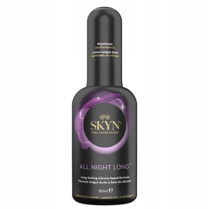 Гель Інтимний Зволожуючий Любрикант SKYN All Night 80мл + Бонус SUPREME FEEL