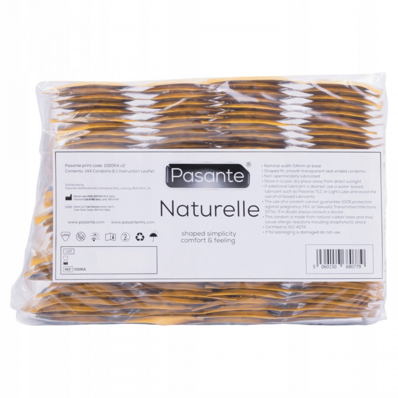 PASANTE NATURELLE Презерватив 1 шт кондом з розширеним наконечником